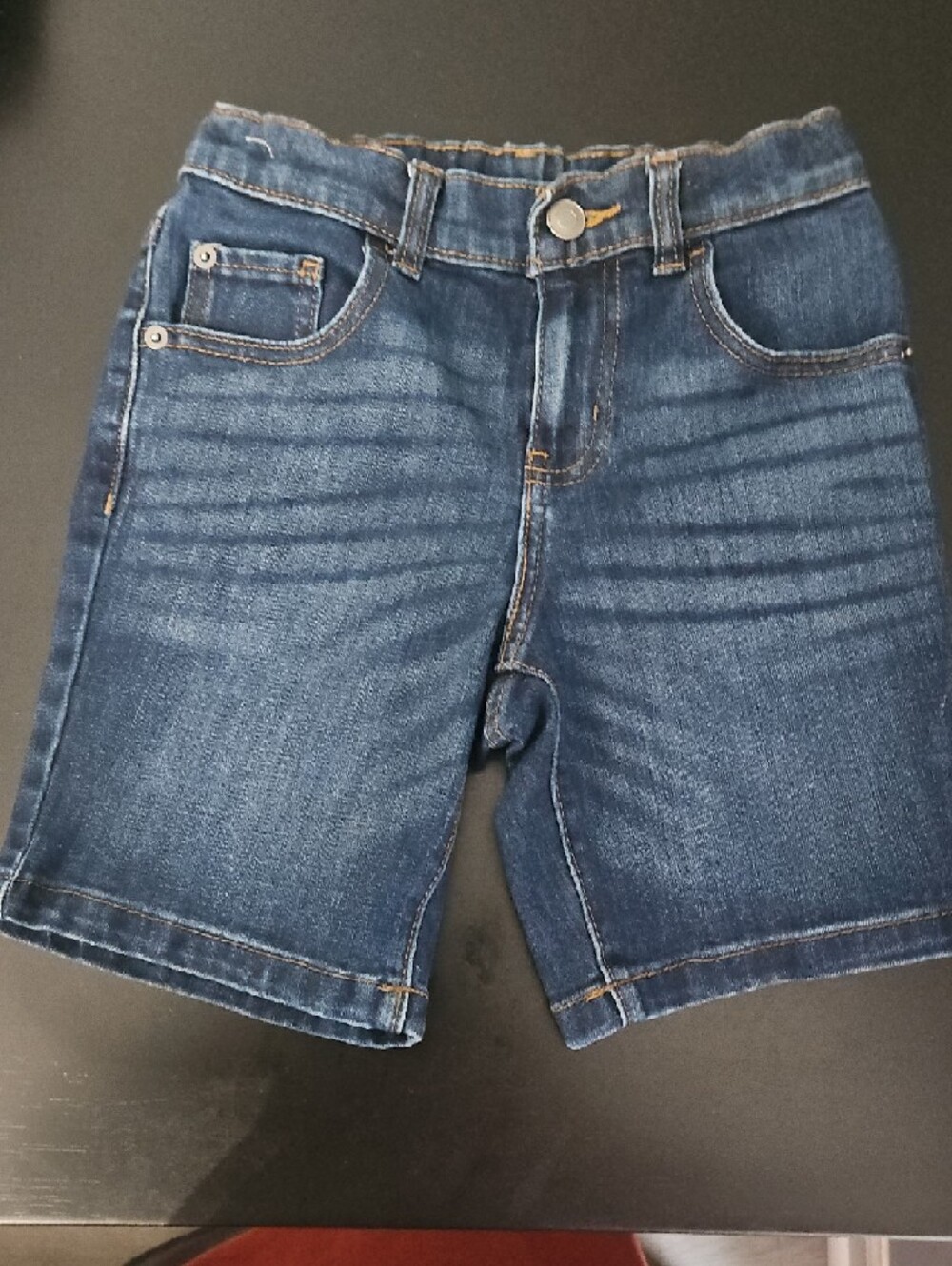 wonder nation Dark Blue Denim Kids Shorts - Picture 3 of 5
